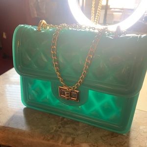 New summer jelly colored bag